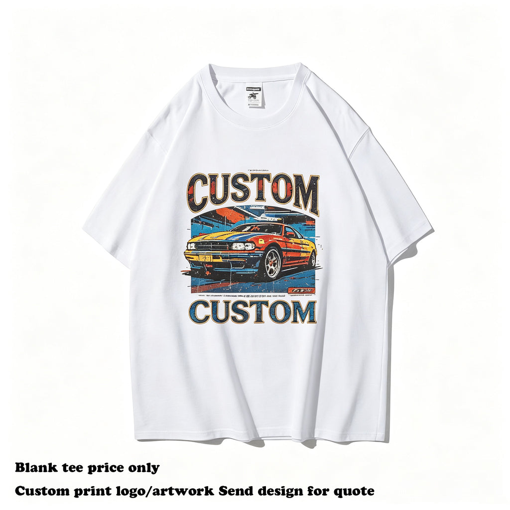 100% Cotton Men's T-shirts Customized High Quality New Style Brand Summer Short Sleeve Fashion Desgin Streetwear O-neck T-shirt