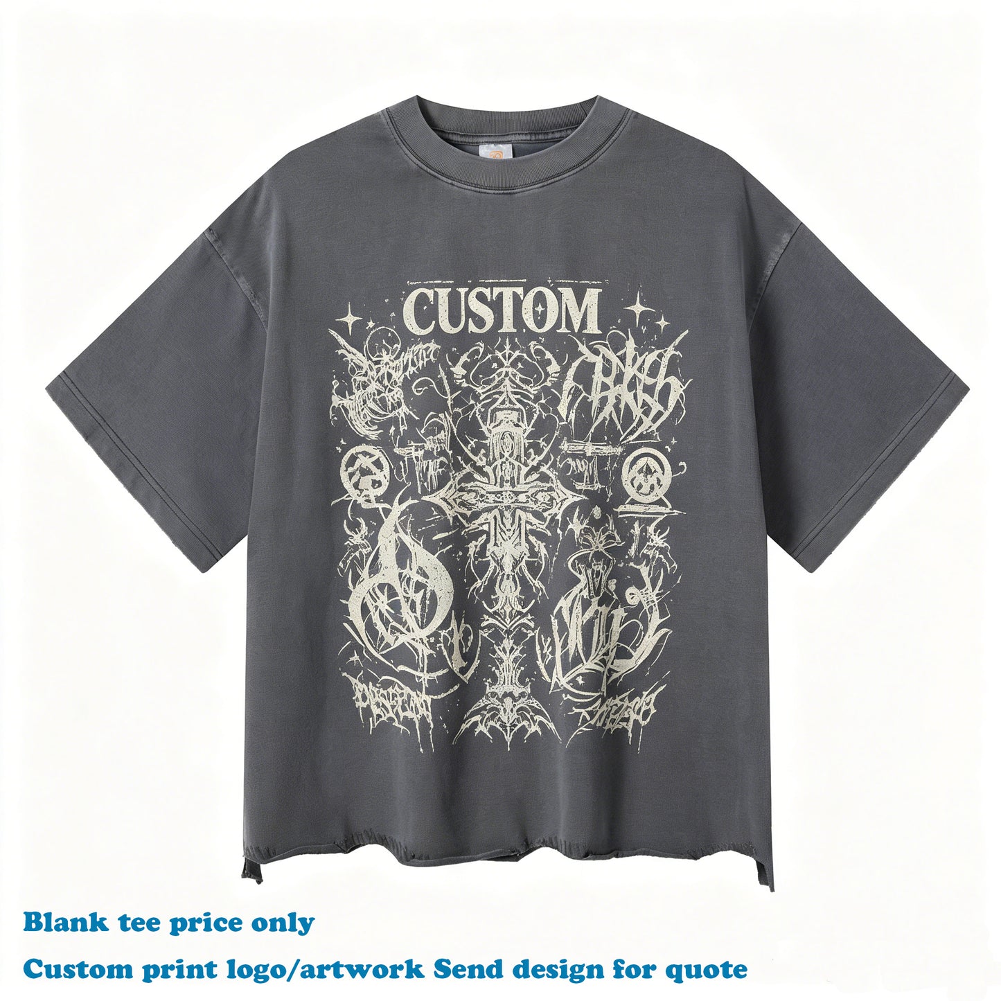 Customized t Shirts O-neck Blank High Quality Custom New Design Short Sleeve 100% Cotton Vintage Streetwear Hip Hop T-shirts