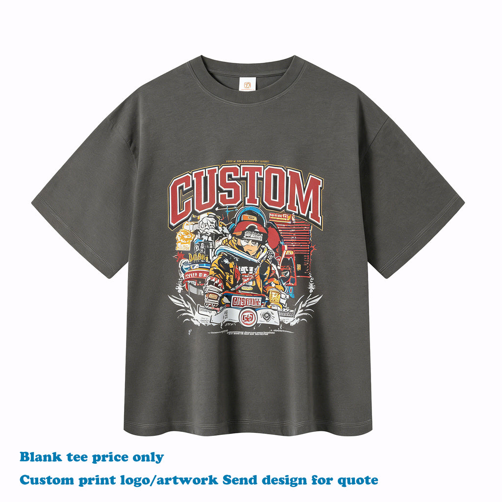Drop Shoulder Mint T-Shirts Custom Logo Crew Neck Drop Shoulder Ice Feel Quick Dry High Quality Design Summer t Shirt for Men