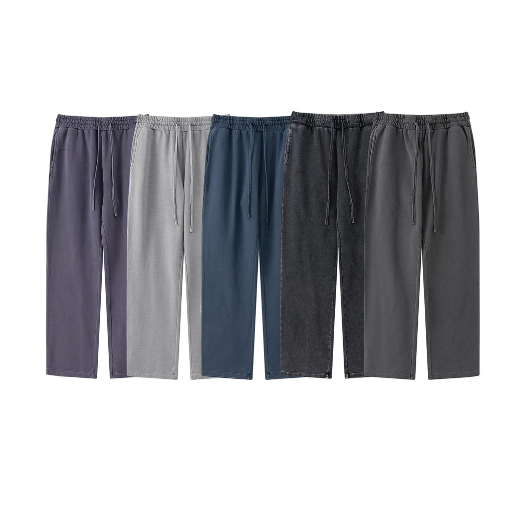Loose Vintage Sweatpants High Quality Custom Washed Blank New Design Fashionable Embroidery logo Wholesale Casual Sweatpants