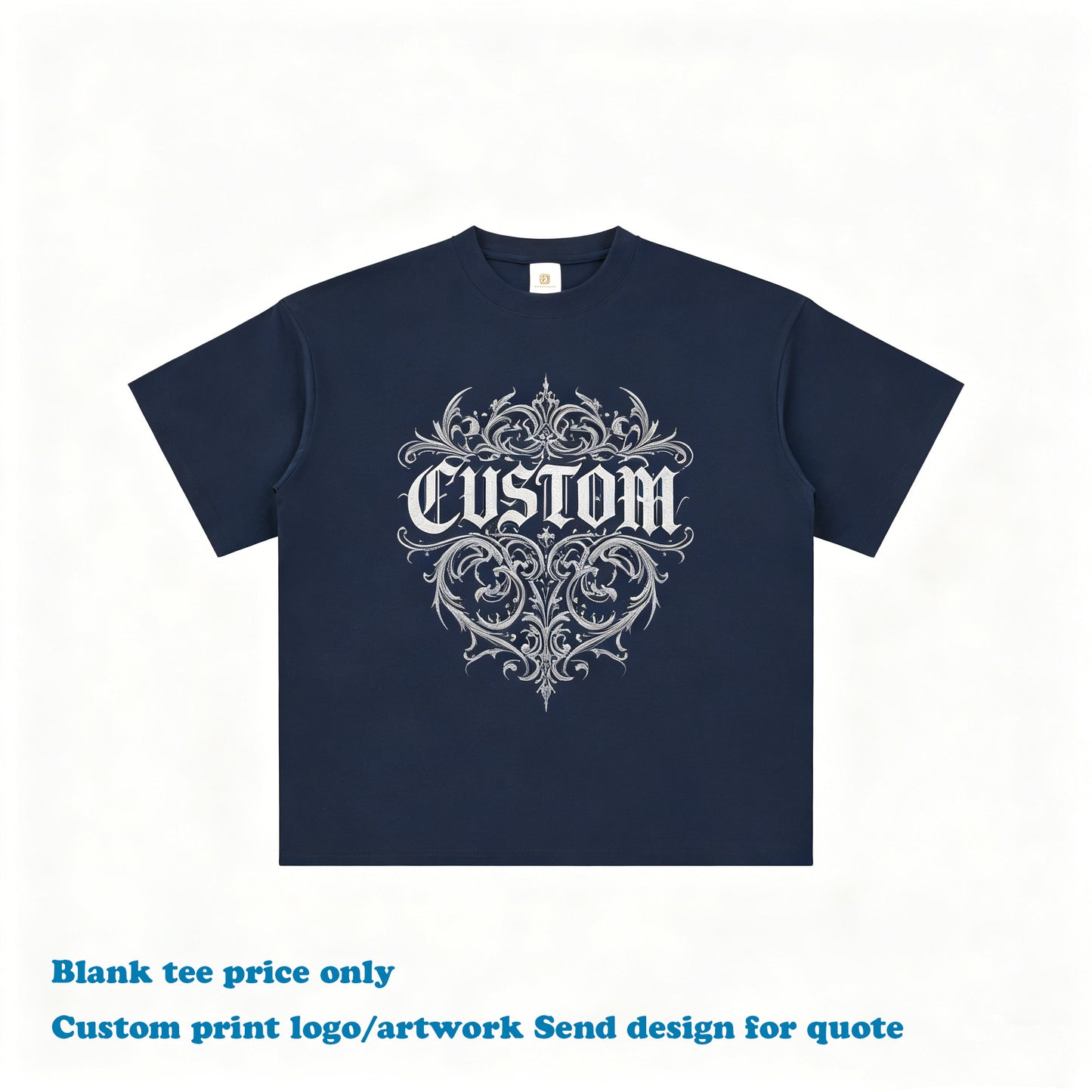 Manufacturer T-shirt Loose Puff Printing High Quality New Style Custom Embroidery logo Unisex Heat Transfers for T-shirts