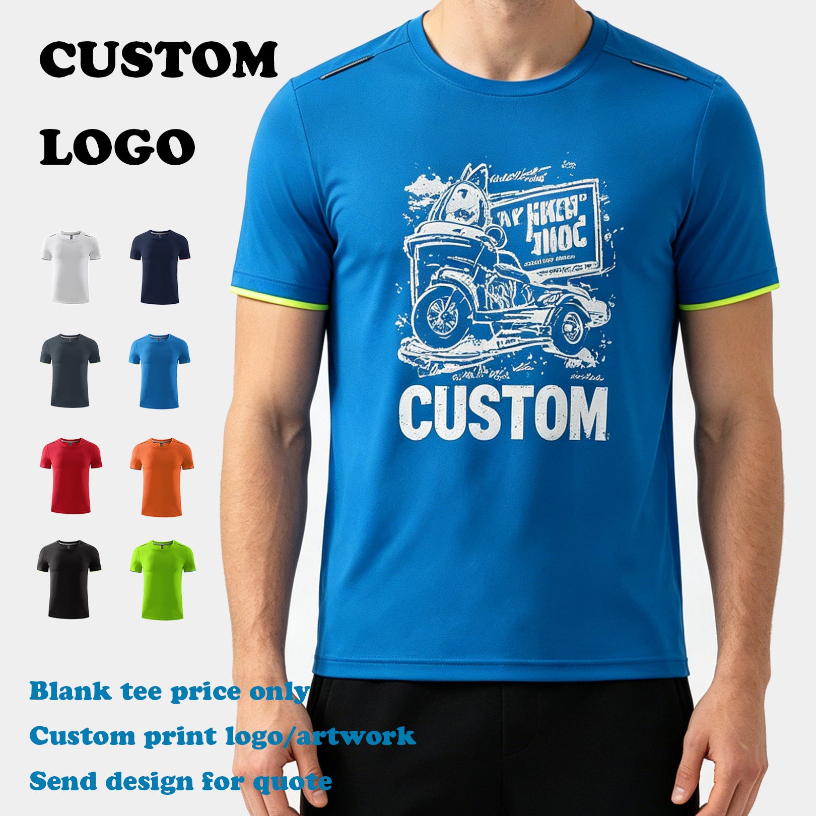 Wholesale T-shirt Custom Design 2026 Summer New Style Sport High Quality O-neck Blank Short Sleeve Casuak Men's T-shirts