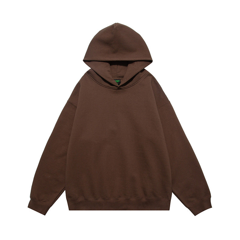 Customized Hoodies 350gsm 6 Color Pocketless No Brim Rope Fleece Loose Fitting Pullover OVERSIZE Autumn and Winter Style