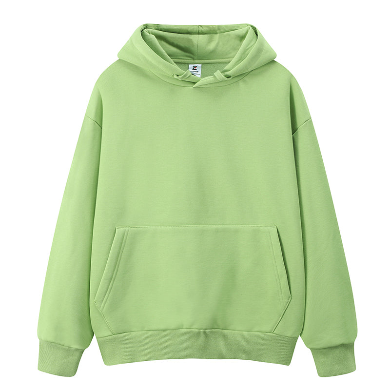 Winter Pullover Hoodie 10 Color Loose Sleeved Hooded Sweatshirtg Unisex Puff Printing Hoodie Streetwear Plain Fashion Style