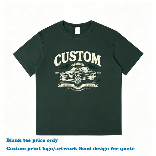 Custom Tshirts 100% Cotton Casual High Quality Round Neck New Style Distressed Embroidery High Quality Streetwear T-shirt