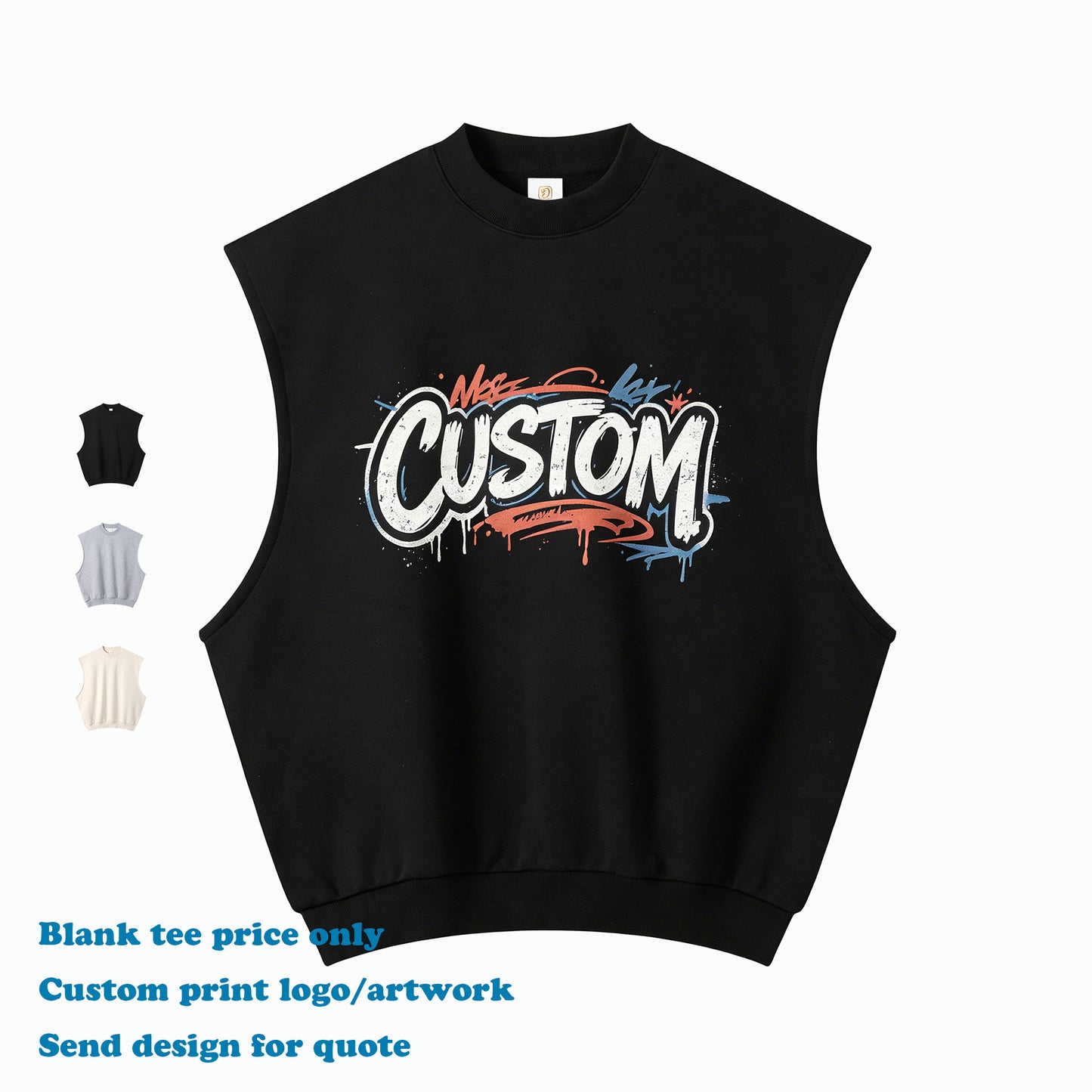 Heavyweight Wireless T-shirt Streetwear Custom Summer New Design Sport High Quality Round Neck 100% Cotton t Shirt for Men