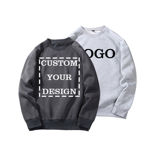 Loose Custom Hoodies Unisex High Quality Blank Plain Fleece 100% Polyester Crew Neck Wholesale Cheap Streetwear Hoodies
