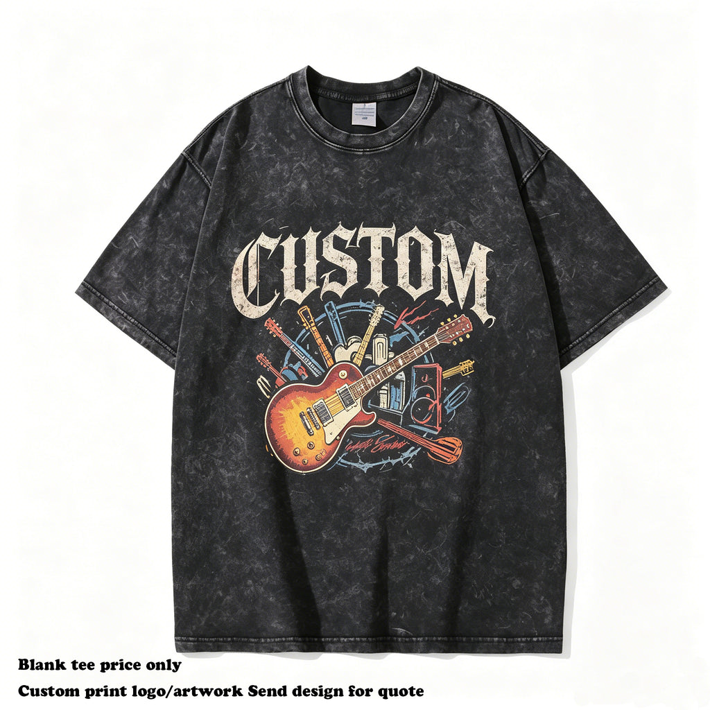 2026 Summer New Design T-shirt Customized Men's 100% Cotton High Quality Puff Printing Custom logo Embroidery Streetwear T-shirt