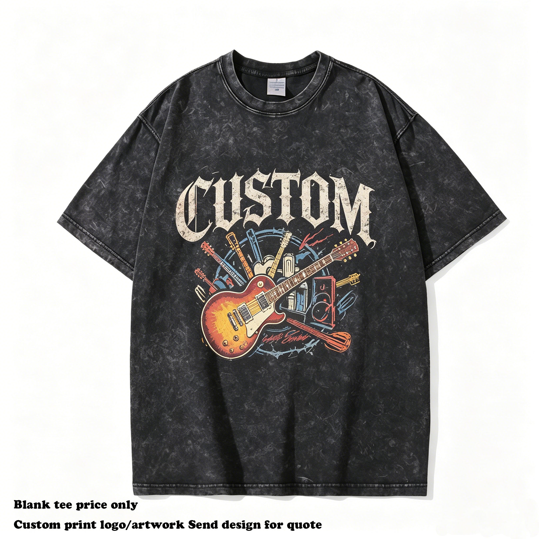 2026 Summer New Design T-shirt Customized Men's 100% Cotton High Quality Puff Printing Custom logo Embroidery Streetwear T-shirt