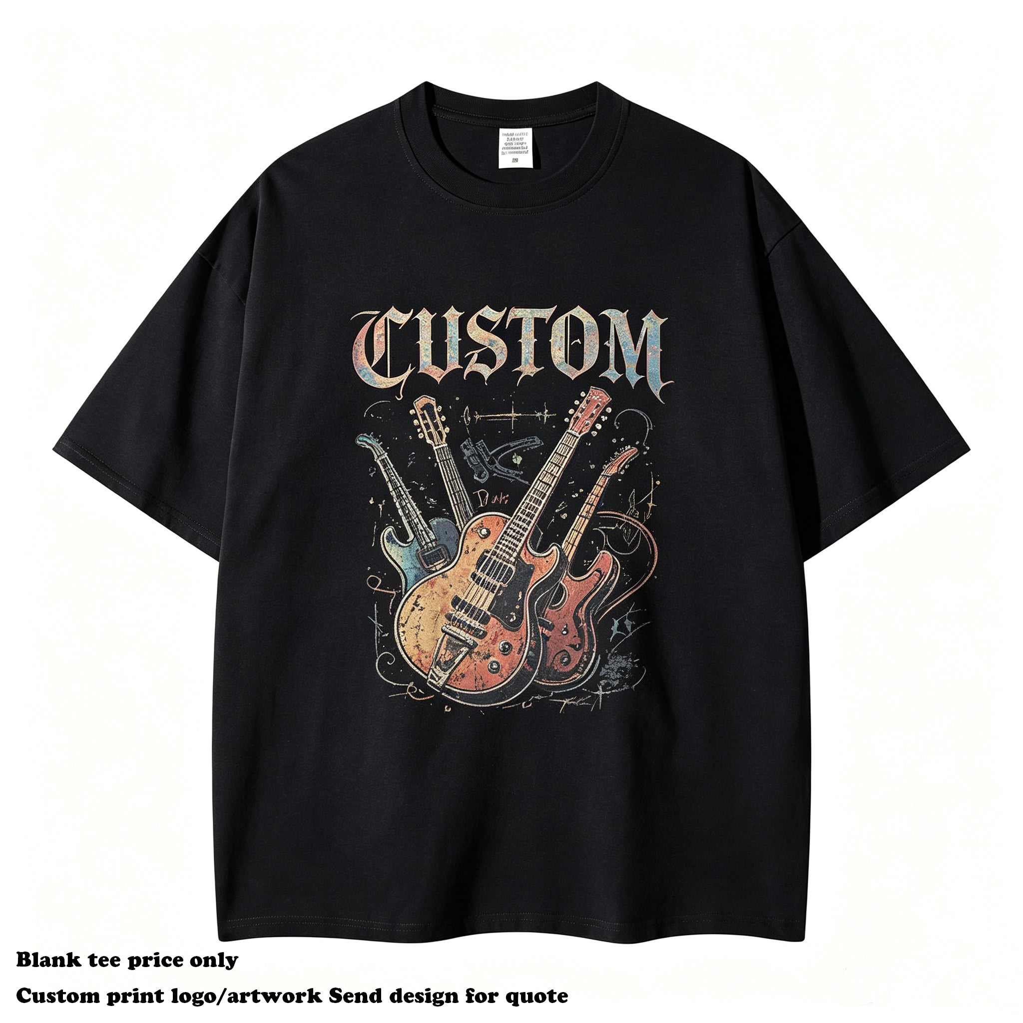 Wholesale Customized t Shirts 100% Cotton Design 2026 Summer Hot Sale High Quality Loose Streetwear Drop Shoulder Tshirt for Men
