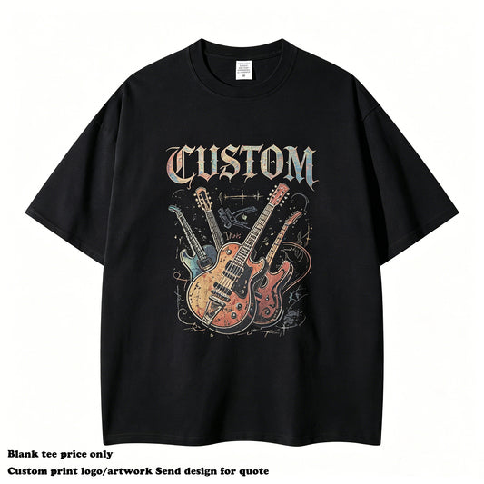 Wholesale Customized t Shirts 100% Cotton Design 2026 Summer Hot Sale High Quality Loose Streetwear Drop Shoulder Tshirt for Men