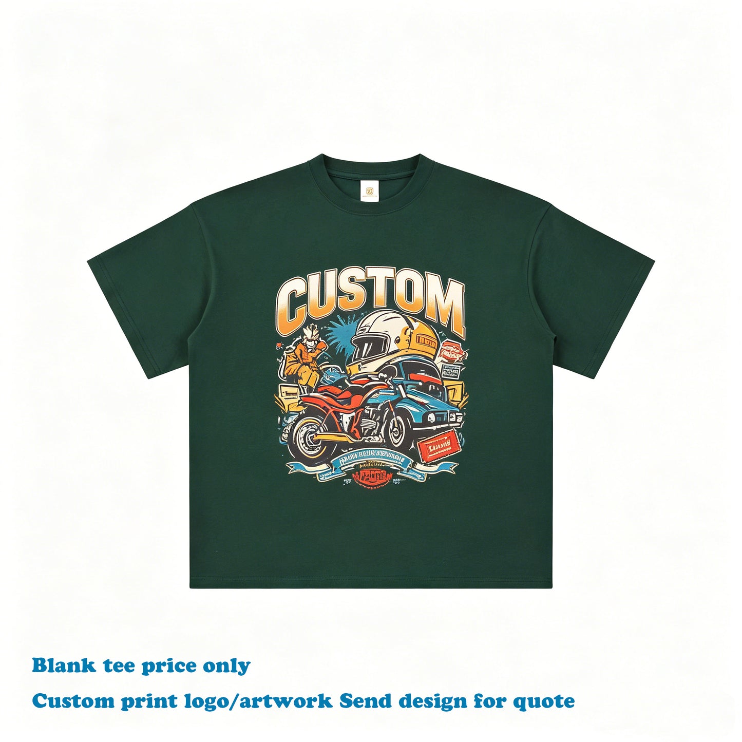 100% Cotton T-shirt Custom Screen Printed High Quality Multi Color Casual New Summer Short Sleeve Fashion Men's T-shirts