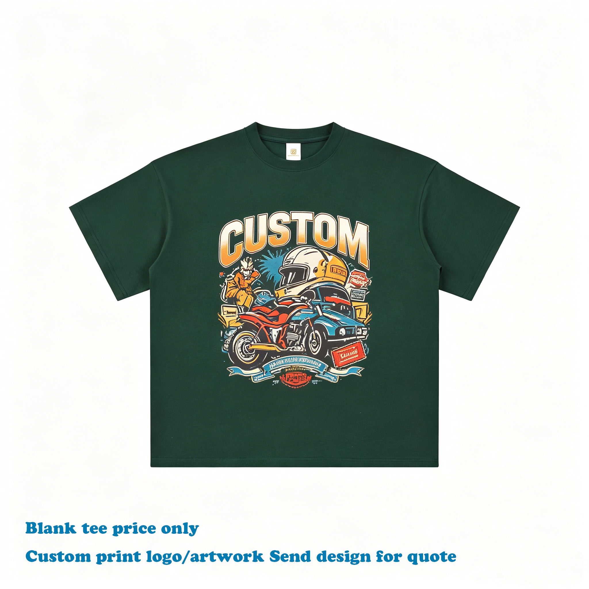 100% Cotton T-shirt Custom Screen Printed High Quality Multi Color Casual New Summer Short Sleeve Fashion Men's T-shirts