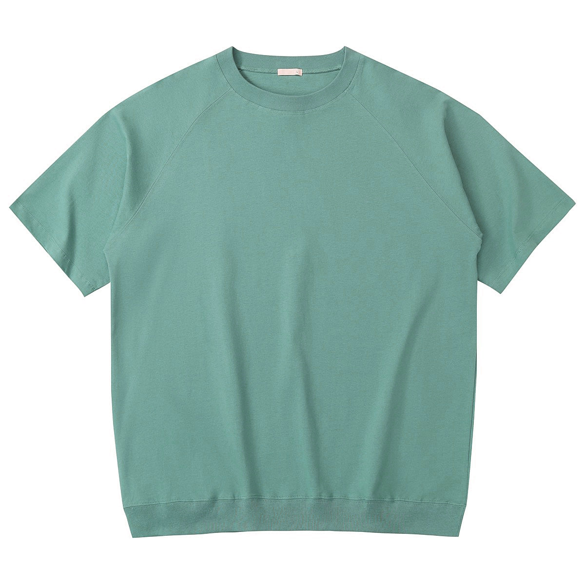 American Style 8 Color Shoulder Sleeved Short Sleeved T-shirt with 5 cm Sleeve Width and Ribbed Bottom Hem T-shirt High Quality