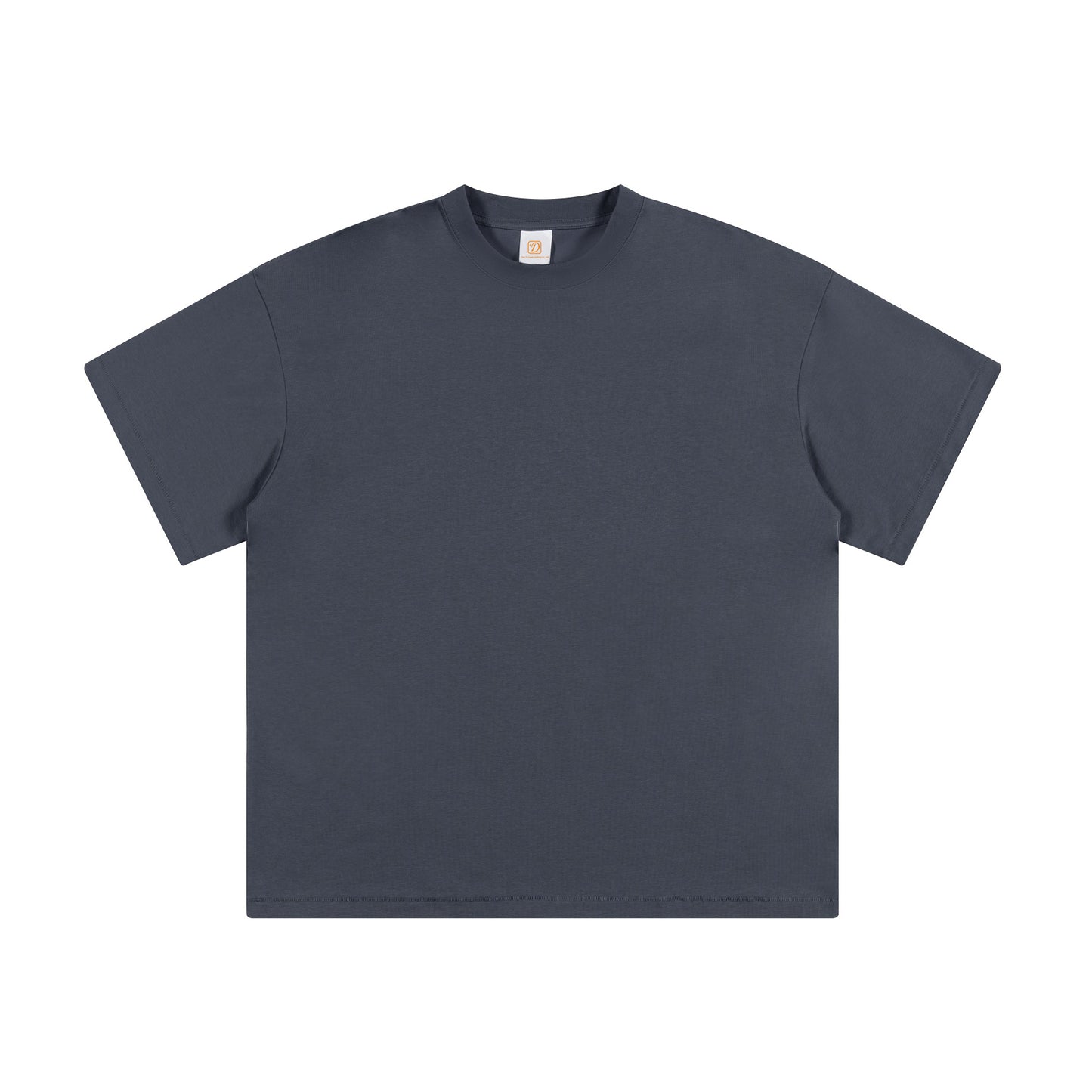 Loose Puff Print t Shirt Custom logo Blank Round Neck Pure Color High Quality Drop Shoulder Streetwear Fashion Men's T-shirts
