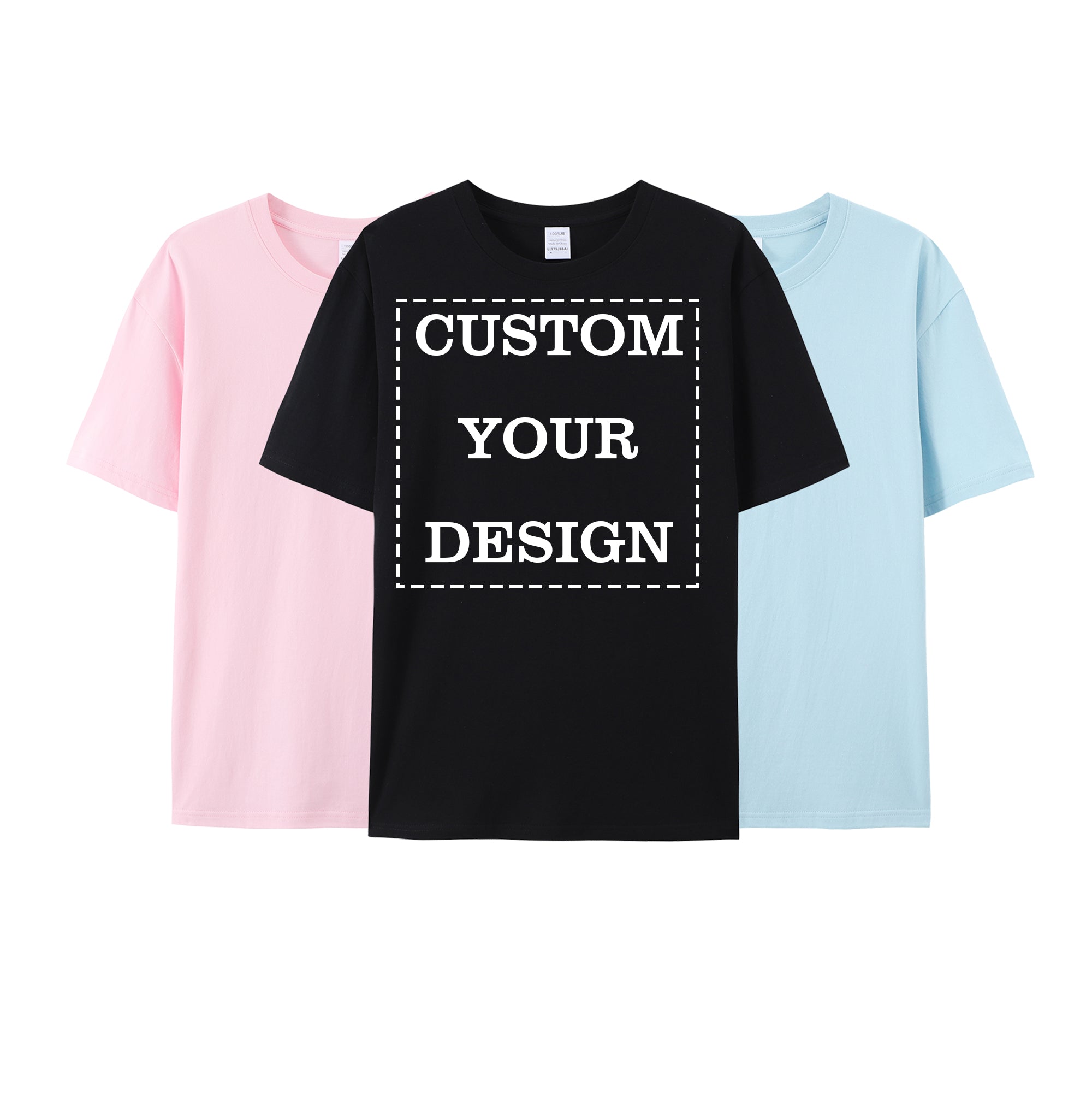 Blank Oversized Tshirt Custom logo Summer Multi Color High Quality t Shirt 100% Cotton Round Neck Personalized T-shirt