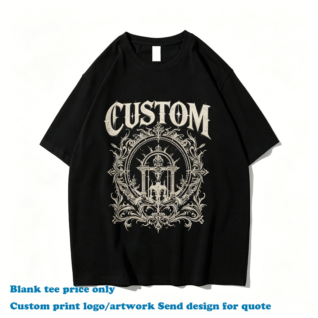 OEM Custom logo T-shirt Heavy Cotton Oversized New Design Summer Casual Short Sleeve Unisex High Quality Wholesale T-shirts