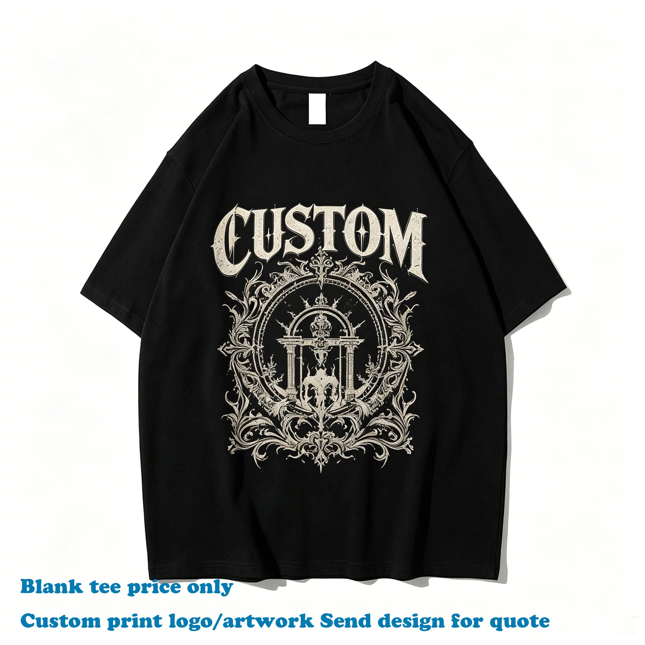OEM Custom logo T-shirt Heavy Cotton Oversized New Design Summer Casual Short Sleeve Unisex High Quality Wholesale T-shirts