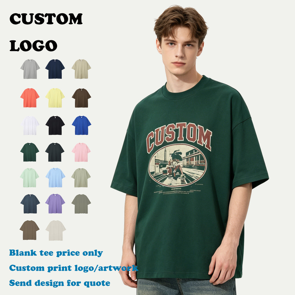 Oversized Tshirt Custom Multi Color High Quality 100% Cotton New Design Casual Men's Wholesale Distressed Embroidery T-shirts