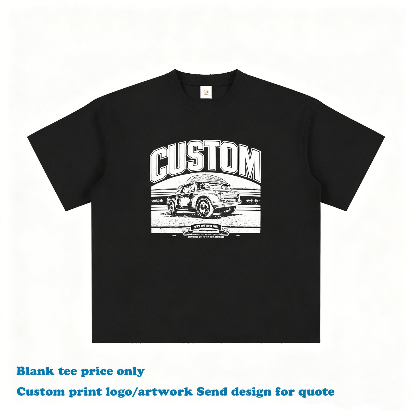 Wholesale T-shirt Custom Puff Printing High Quality O-neck Blank New Design Casual Fashion Personalized Plain t Shirt for Men