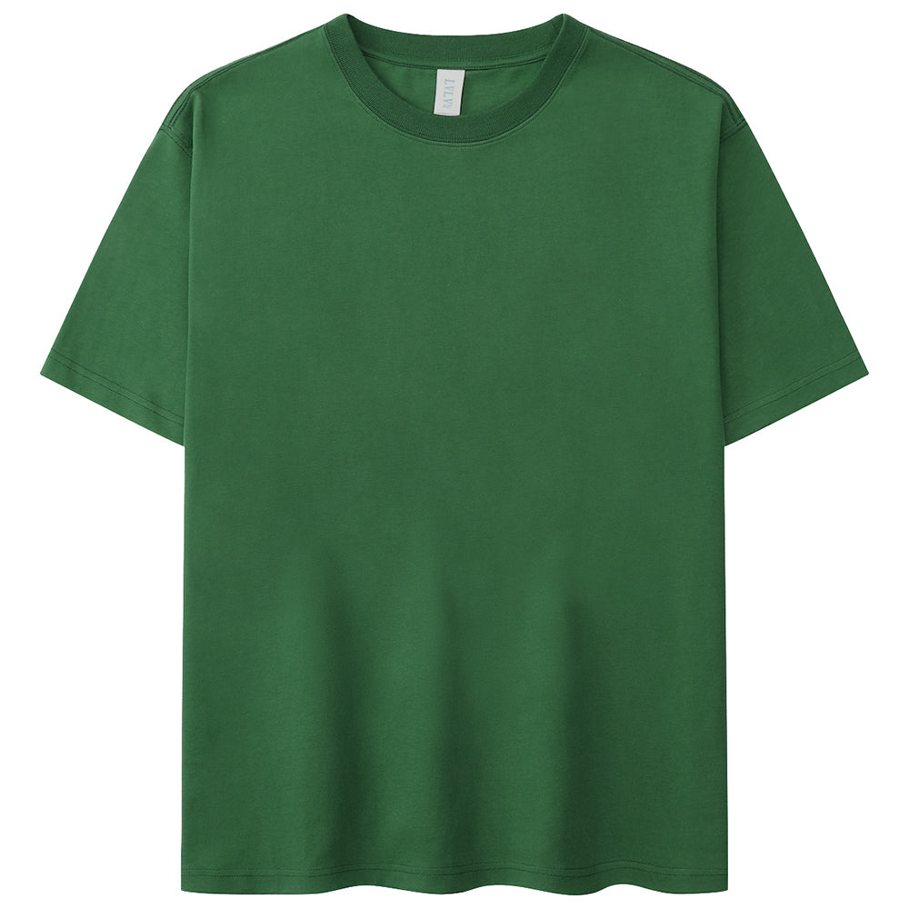 Mens Fashionable t Shirts Custom logo Pure Color Blank High Quality 100% Cotton Round Neck t Shirt for Men High Quality