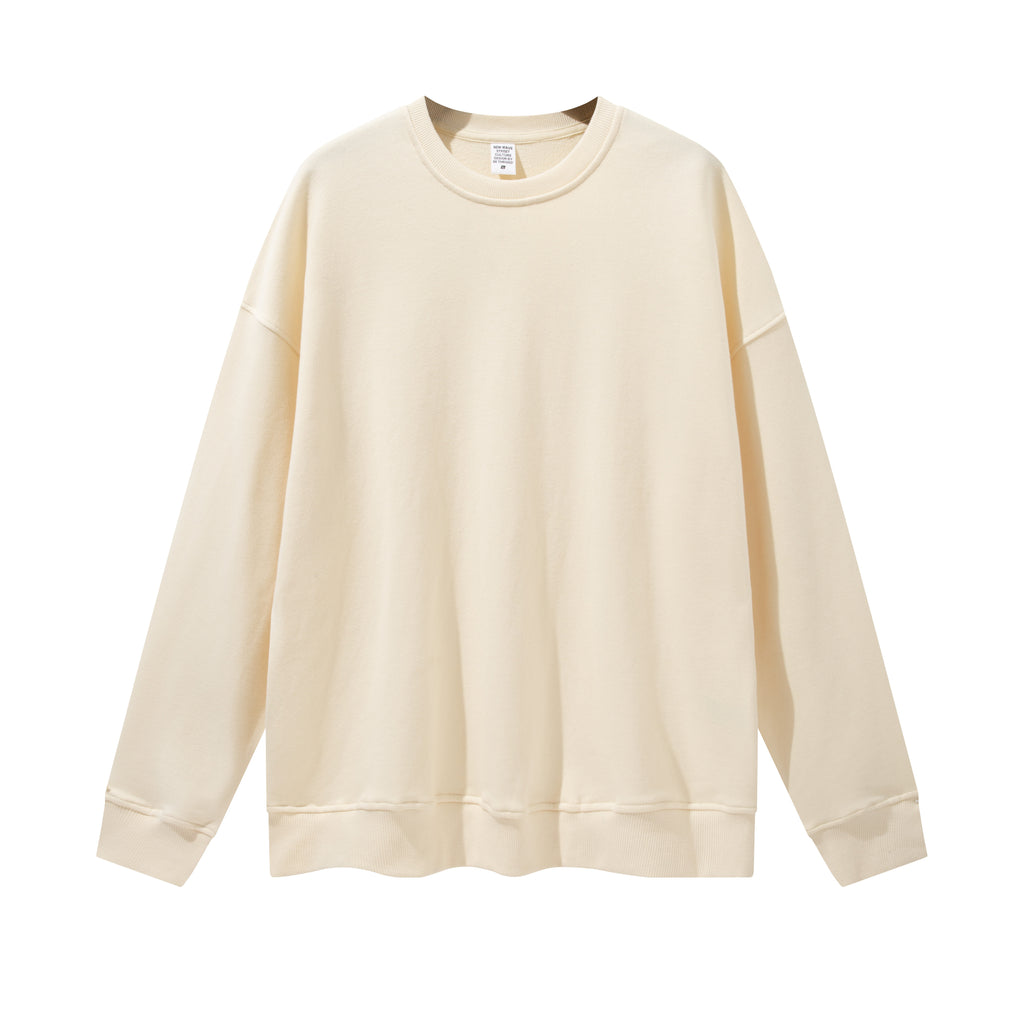 7 Color Oversized Fuzzy Pullover Hoodie Plain for Printing 100 Cotton Blanc Custom Print Custom logo Plain Oversized Style