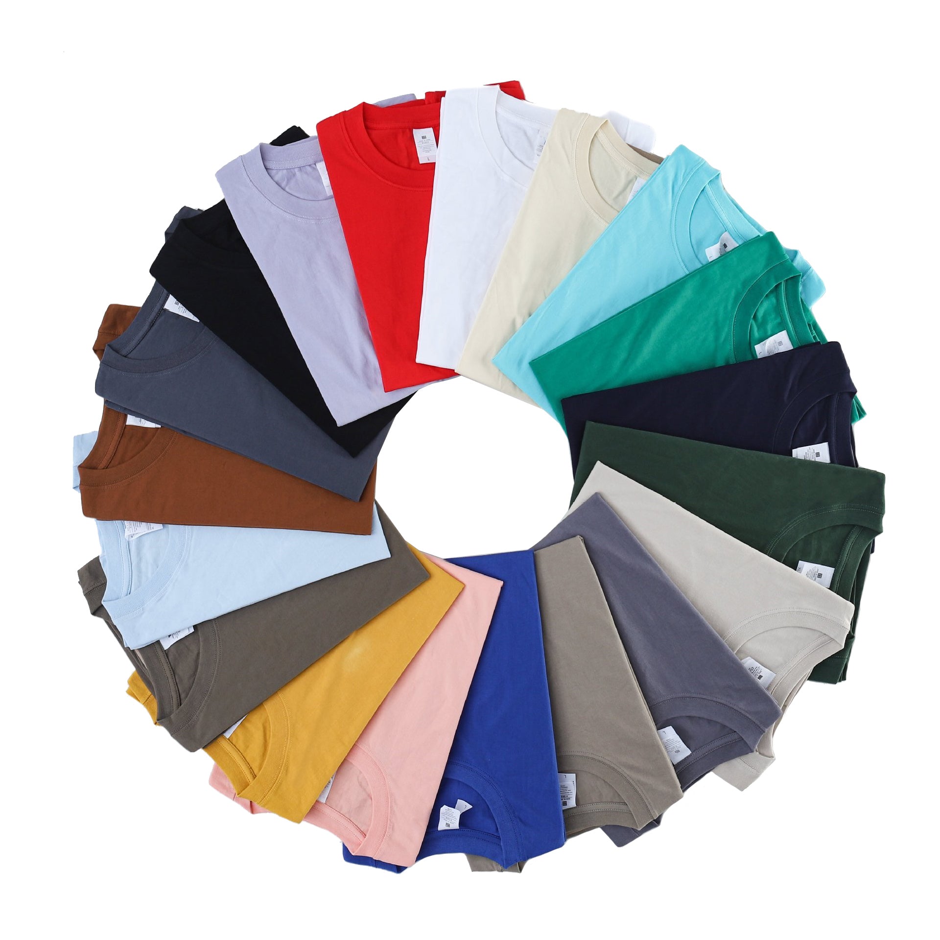 100% Cotton Drop Shoulder Pure Color Sublimation Screen Print t Shirt Design Oversized Loose Heat Transfers for  T-shirt