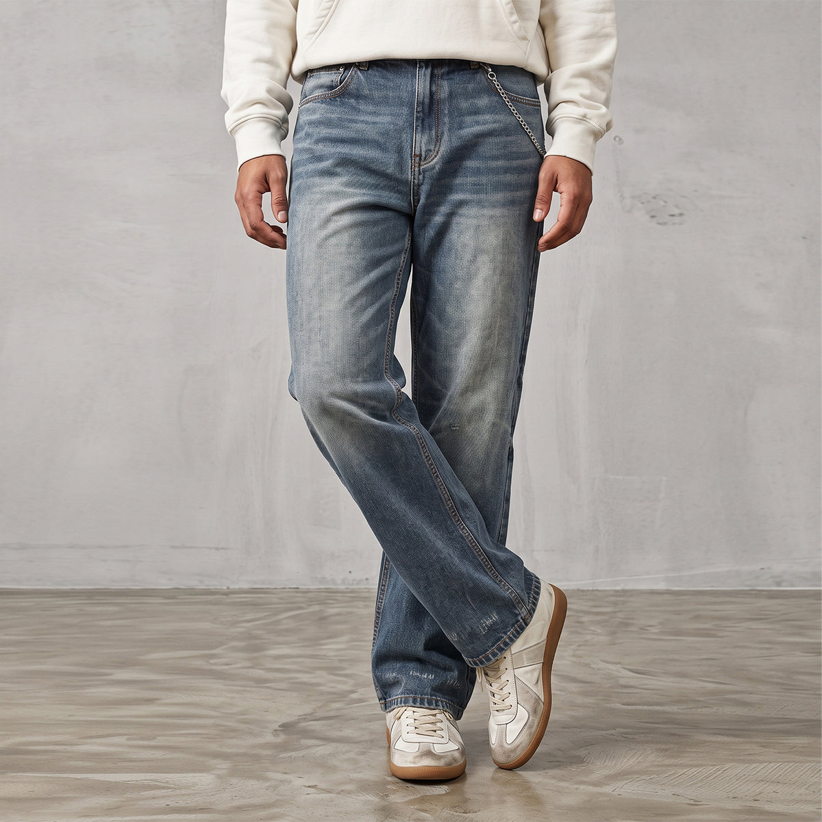Autumn 100% Cotton Blanc Sweatpants Can Design Patterns for You for Free and Customize Your Own Exclusive Design Sweatpants