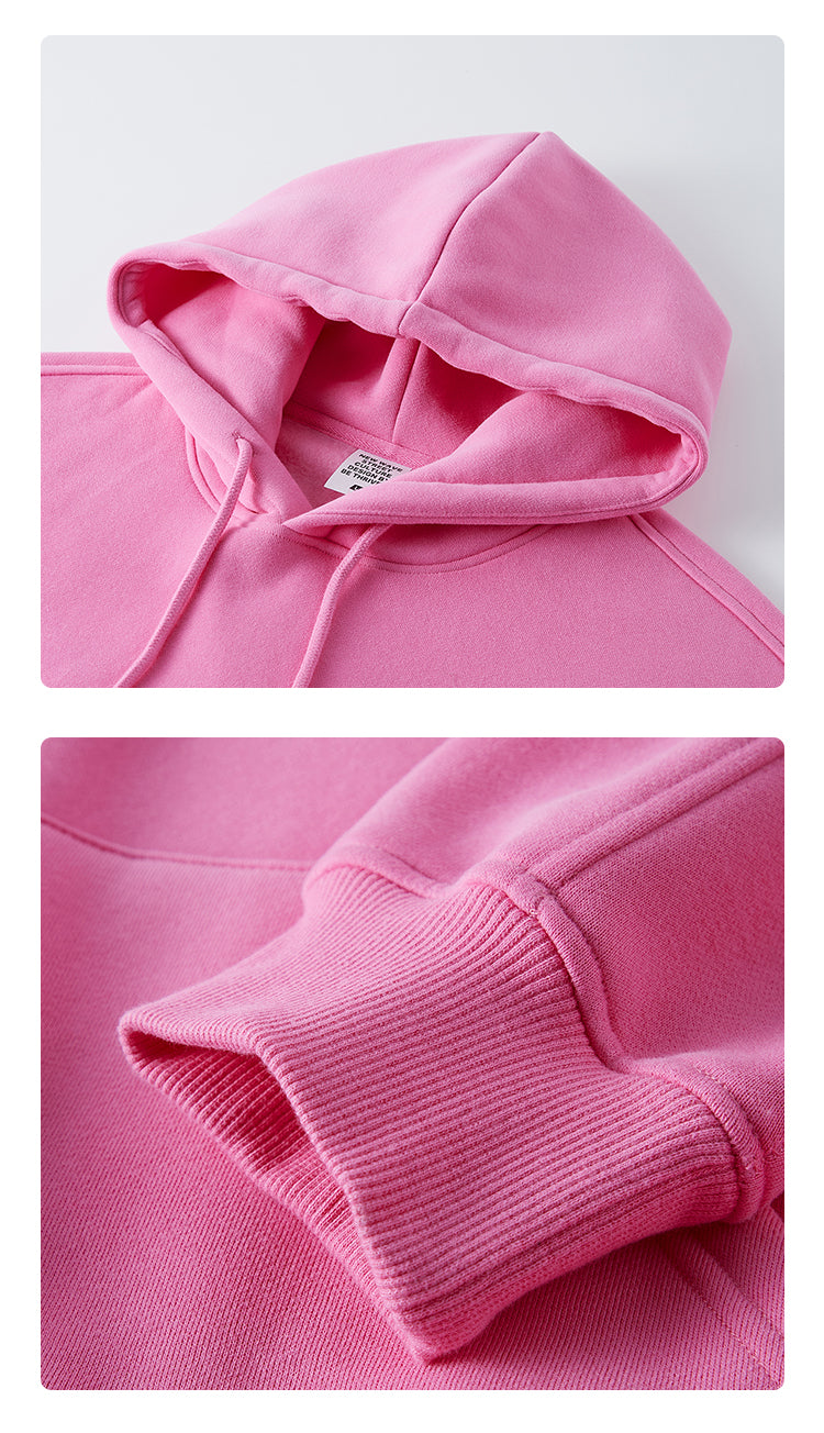 Manufacturer Hoodies High Quality Cropped Short Black Fleece Pullover Custom Puff Print Blank Fashion Hoodie for Women