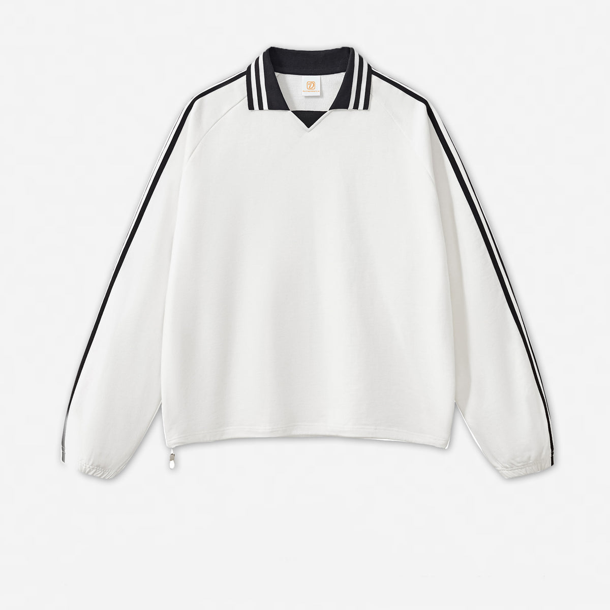 Loose Fitting Cotton Casual Brand Hoodies 380GSM Pure Cotton Striped Button Down Pullover Type Complete Set Samples L Unisex
