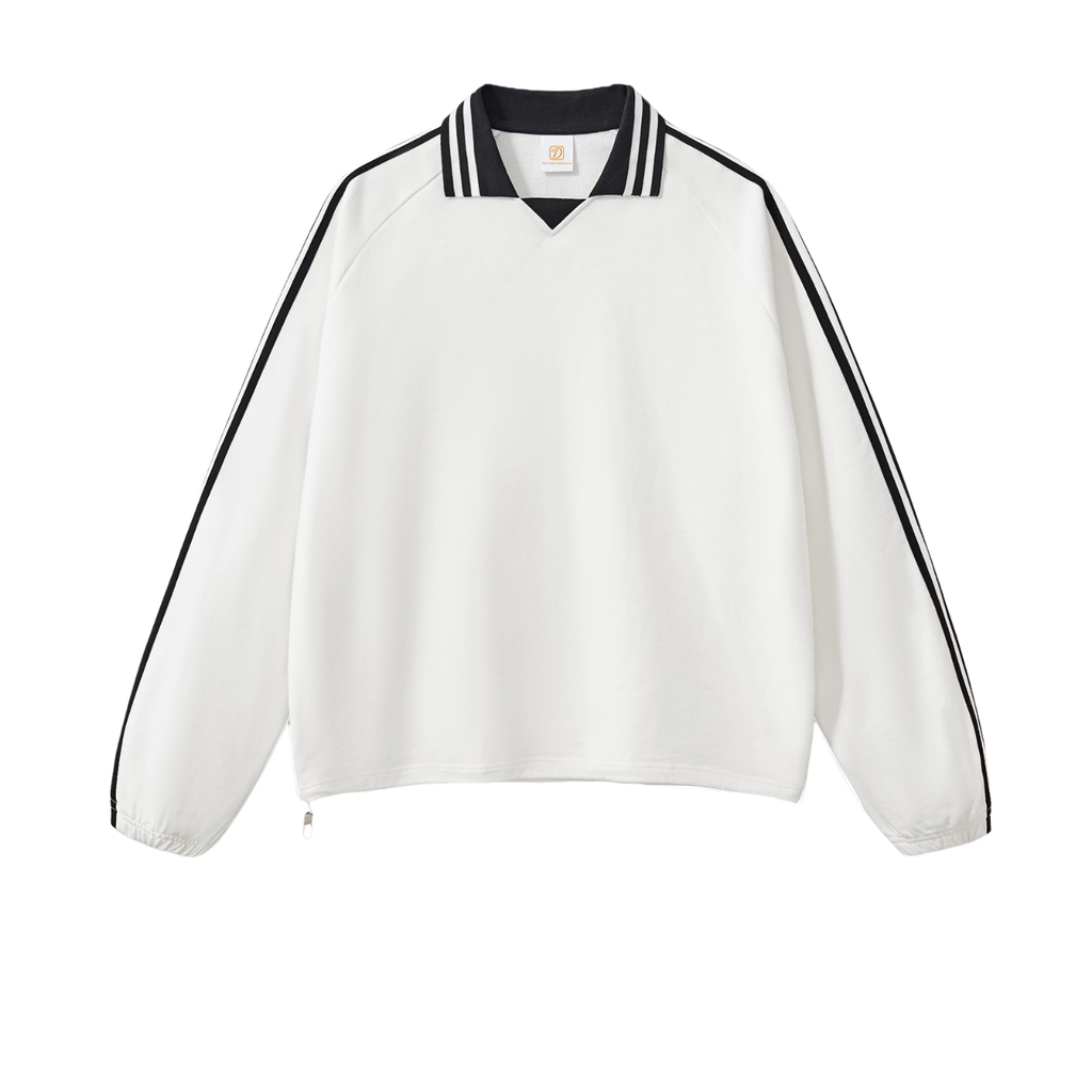 Custom logo 100% Cotton Heavyweight Unisex High Quality Streetwear Stand Collar Fashionable High Quality Polo Hoodies