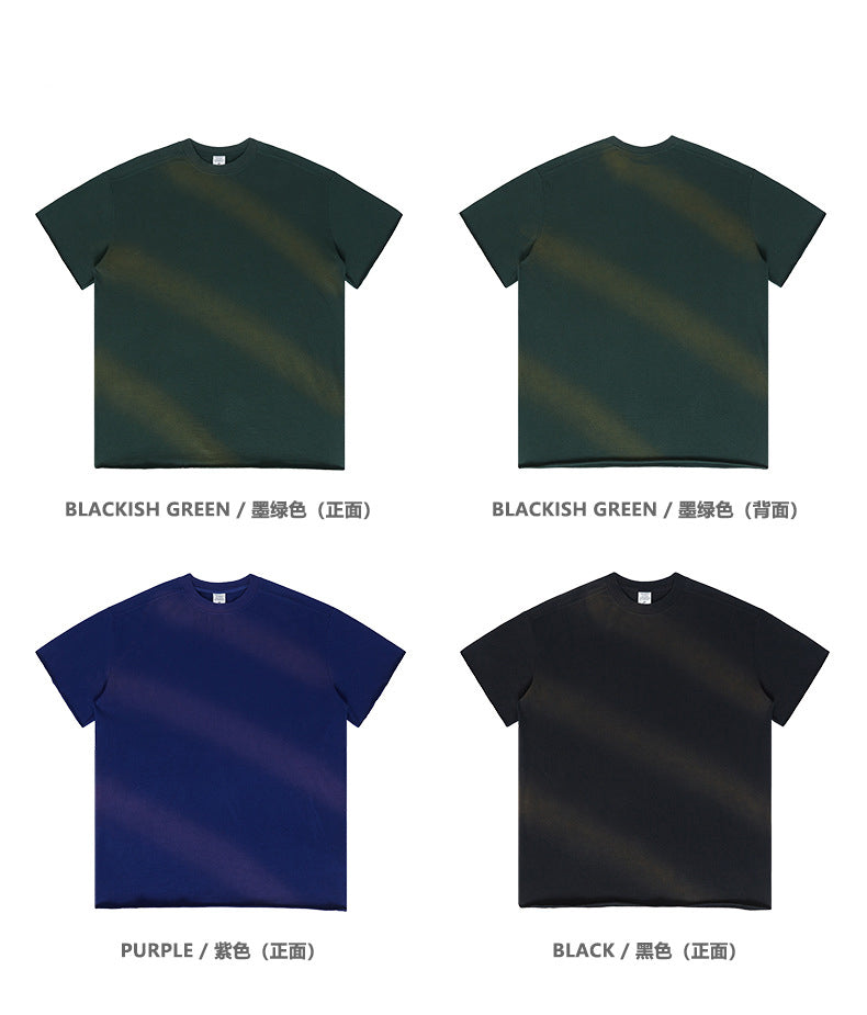 100% Cotton Customized Streetwear High Quality Drop Shoulder Acid Wash Vintage Heavyweight t Shirt Manufacturers