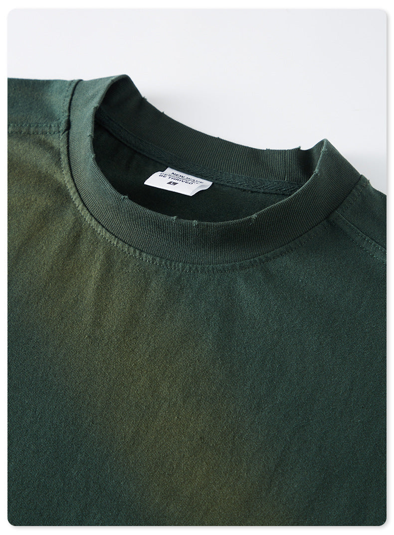 100% Cotton Customized Streetwear High Quality Drop Shoulder Acid Wash Vintage Heavyweight t Shirt Manufacturers
