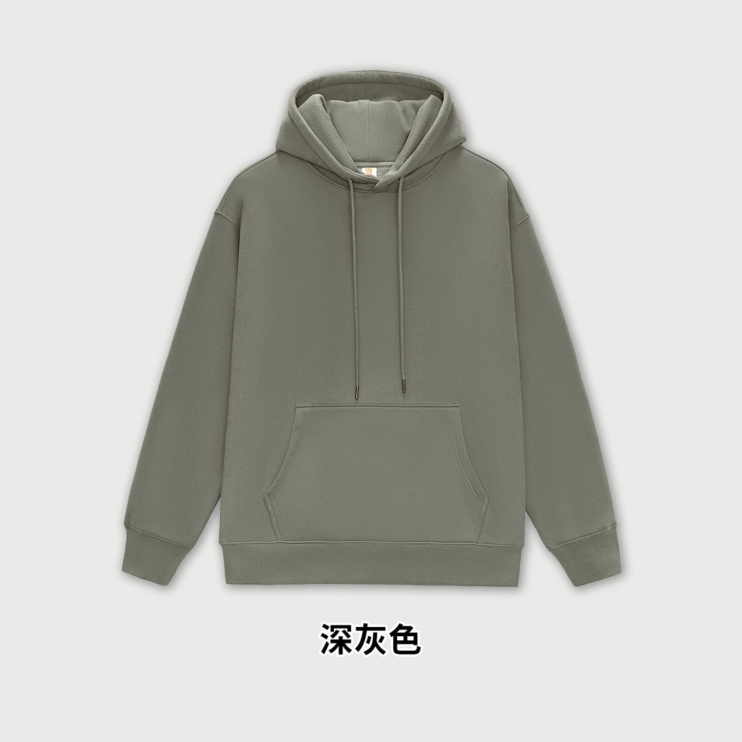 Pullover Custom Logo Unisex Fashion High Collar In-Stock Solid New Design Custom Heavyweight Streetwear High Quality Hoodies
