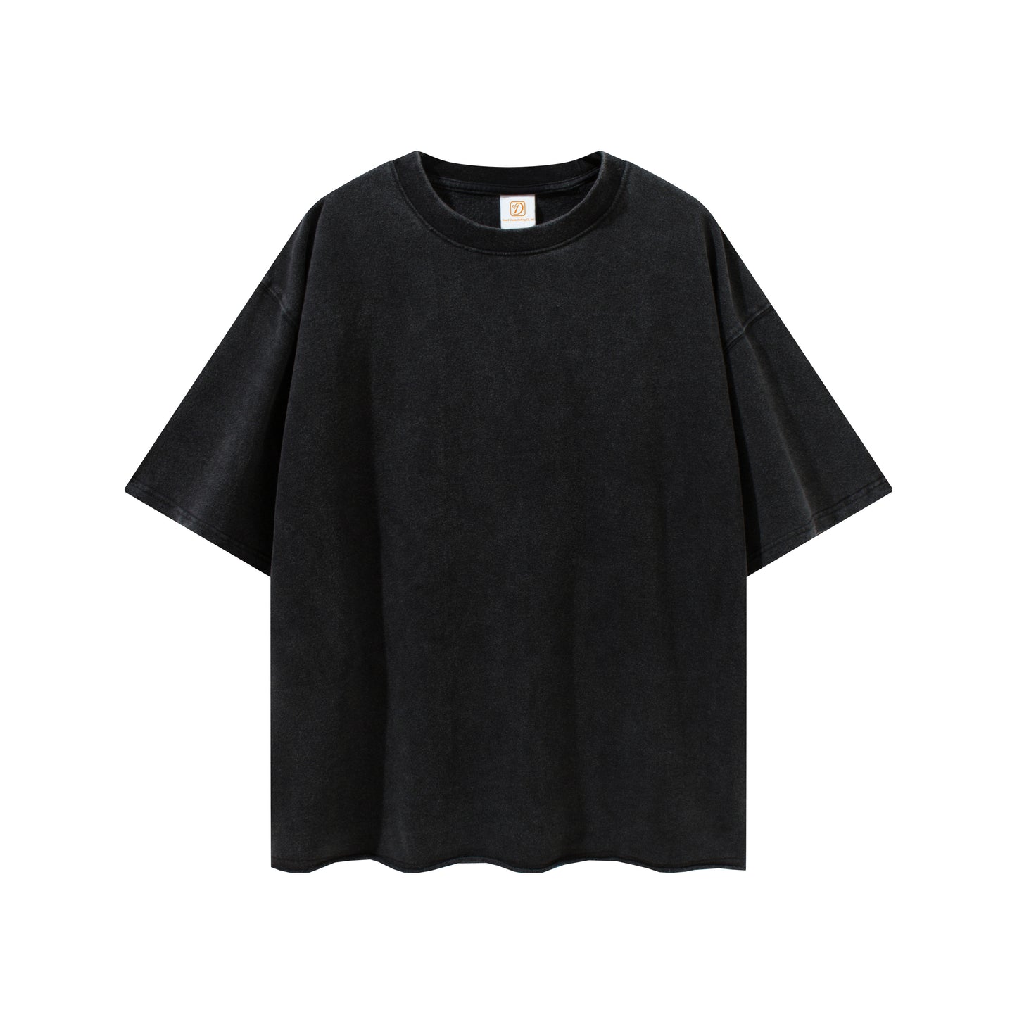 Customized t Shirts Acid Wash Oversized High Quality Short Sleeve 100% Cotton Round Neck Fashion Streetwear Personalized T-shirt