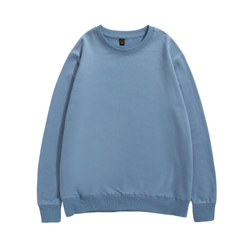 Oem Brand 12 Color Solid Color Fleece Pullover with Round Neck High Quality Hoodie Manufacturer Hoodies Unisex Plain Style