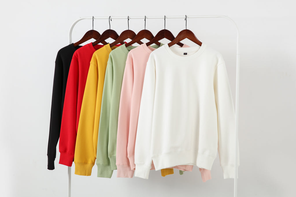 400G Heavyweight Custom Blank Round Neck Fleece Oversize Polyester and Cotton Puff Print Pure Color Men's Hoodies