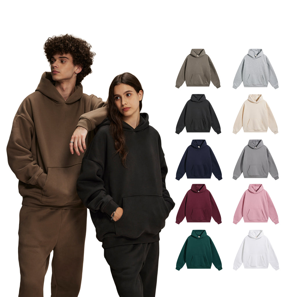Manufacturer Hoodies Custom Fleece High Quality Blank Distressed Embroidery Heavyweight Streetwear Fashion Mens Hoodies