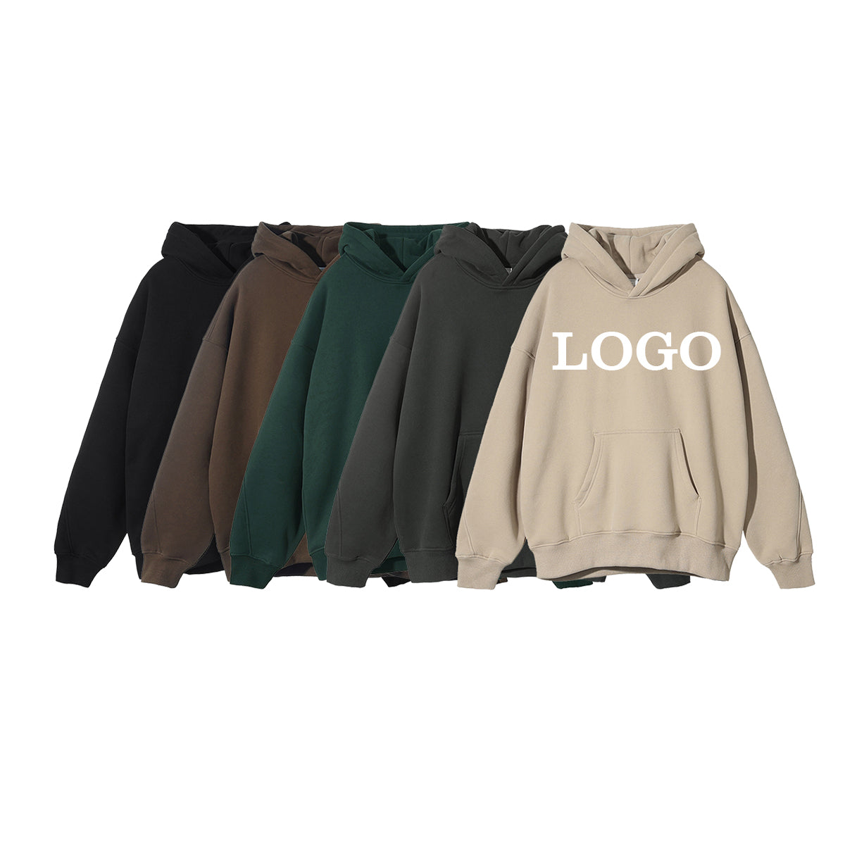 Streetwear Custom Hoodies Oversized Wireless Pure Color New Design Hoodies High Quality Hot Sale Fashion Sweaters and Hoodies