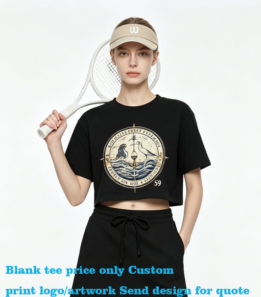 Tshirt 100 Cotton Blanc Hot Girl Short Sleeved with Loose Fit Slimming Effect Pure Color Cool Feeling Suitable for Women