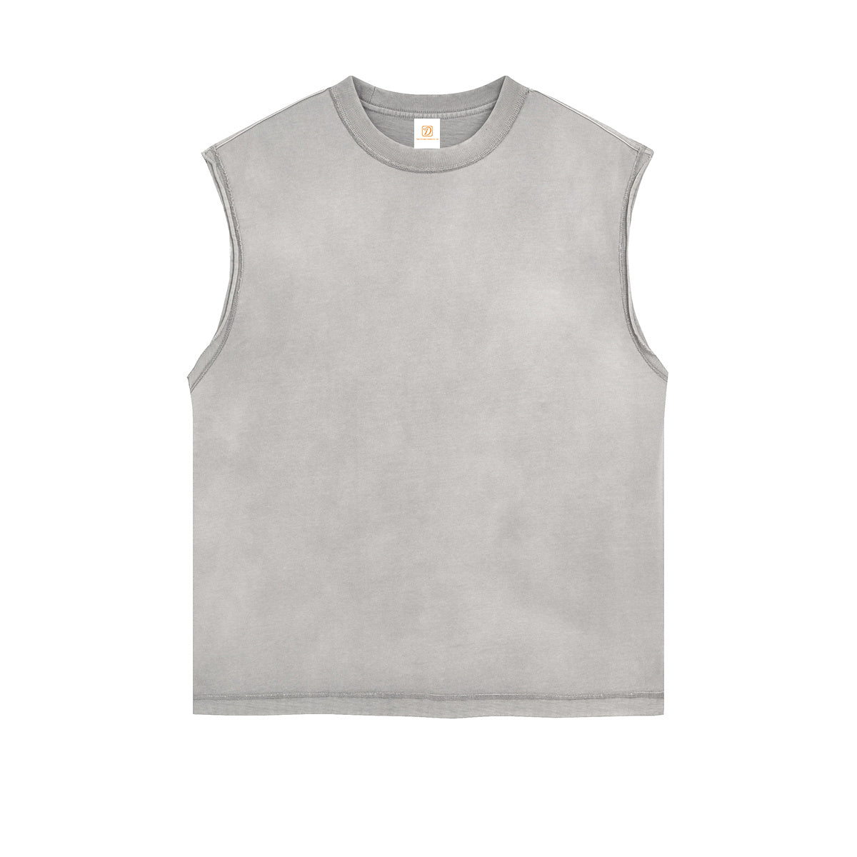 Heavy Cotton Custom Waxing Printing Wireless High Quality Blanks Vintage Distressed Embroidery Tshirt for Men