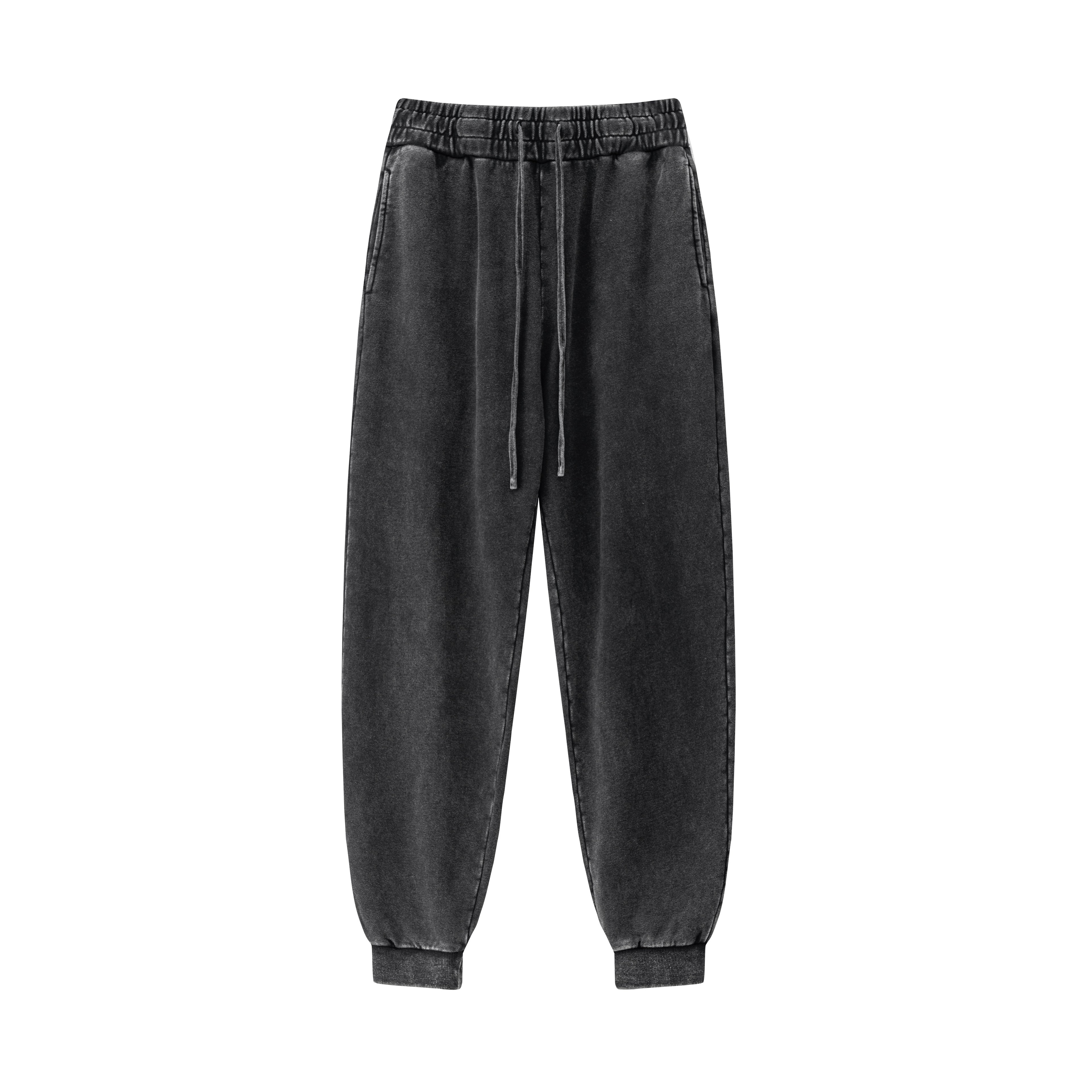 100% Cotton 380g Heavyweight Sweatpants Loose Custom Vintage High Quality Casual Fashion Streetwear Wholesale Sweatpants