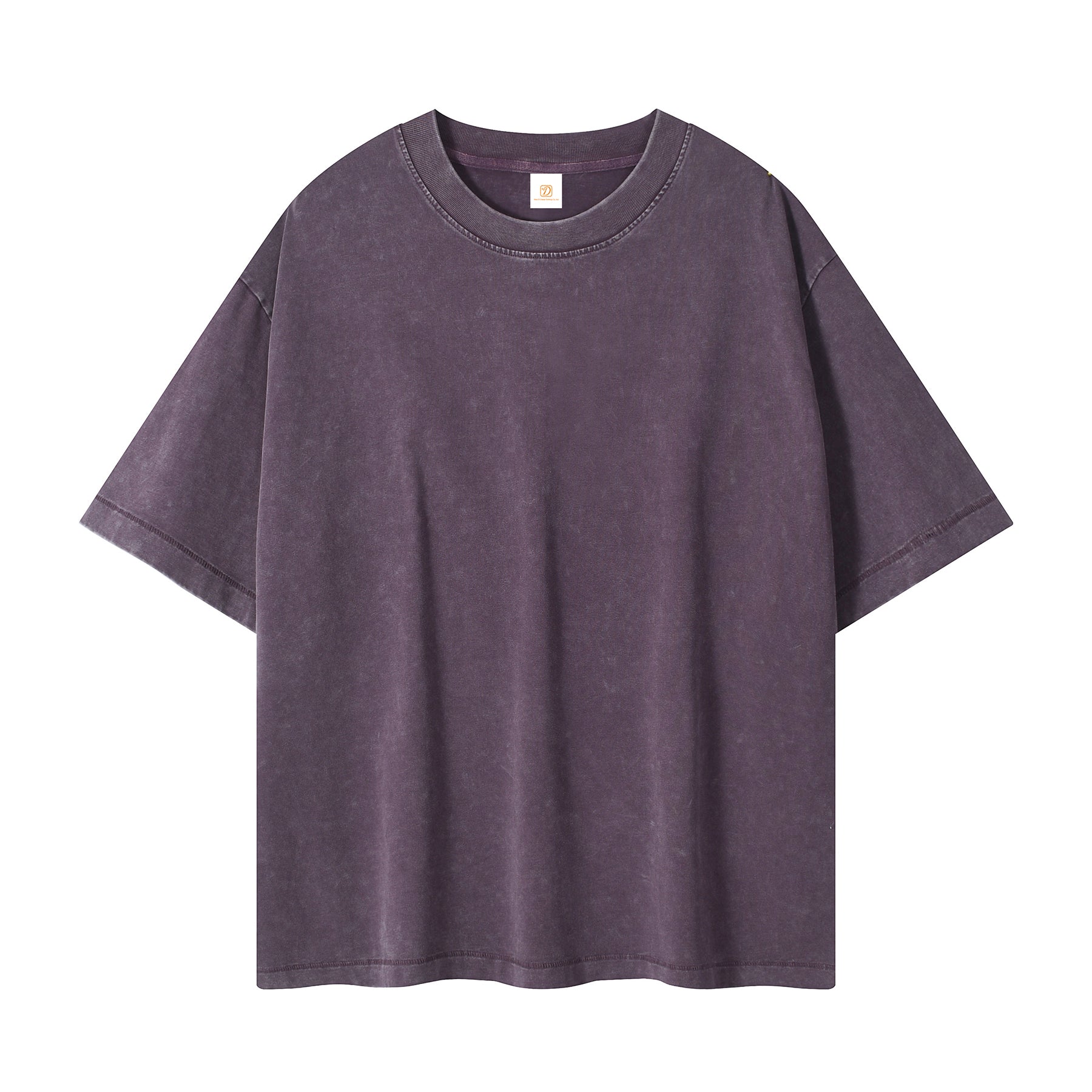 Loose Custom logo T-shirt Wax Printing Drop Shoulder Embroidery Wholesale Short Sleeve Streetwear High Quality Men's T-shirts