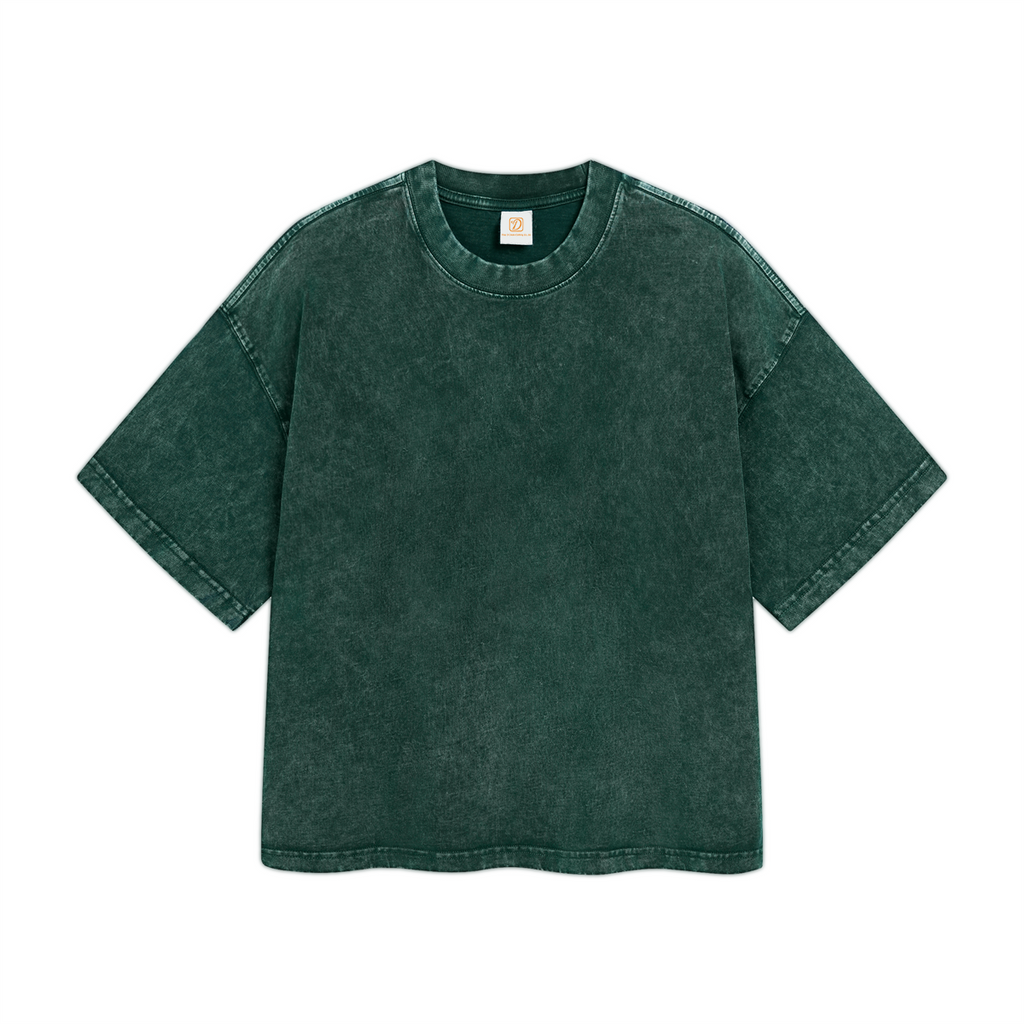 Heavyweight Tshirts 275g Custom logo Blank High Quality Acid Wash Short Sleeve New Design Round Neck Dtf Transfers for t Shirts