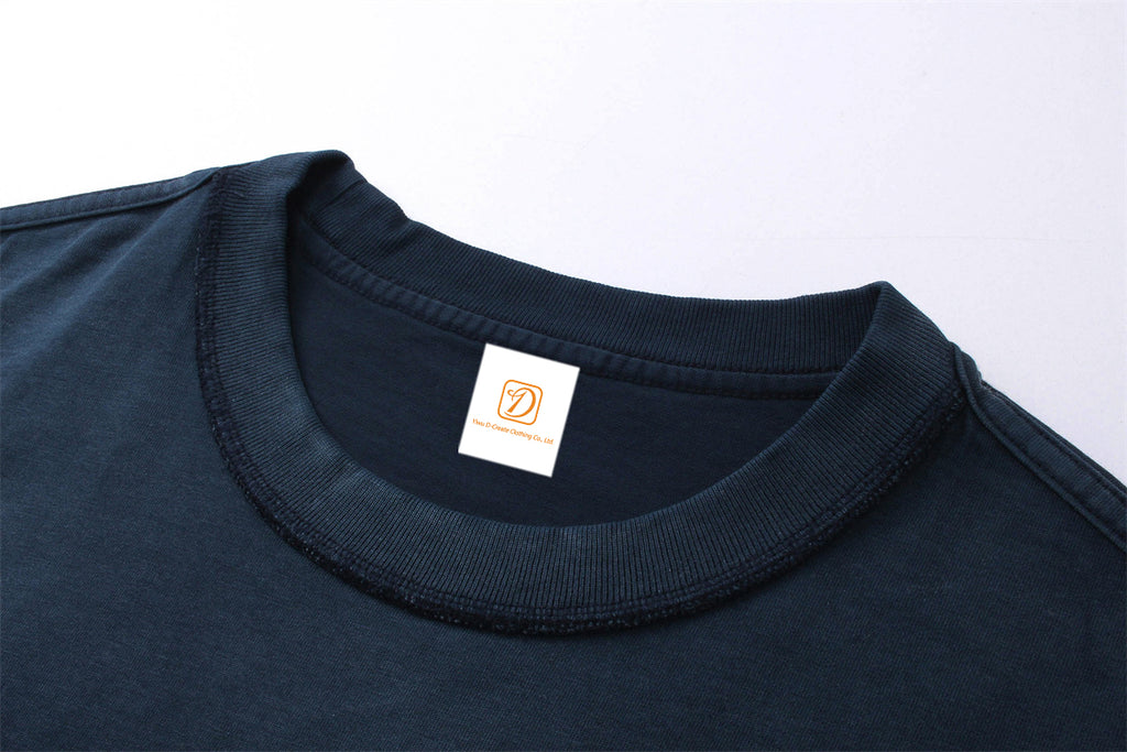 100% Cotton Washed Sleeveless Sublimation Vintage Blank Wax Printing Streetwear High Quality Fashion Plain Tshirts Wholesale