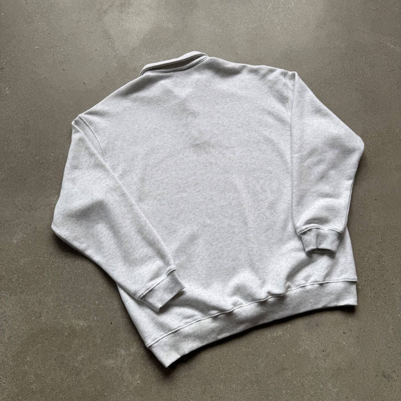 Stand Collar Polo Custom Pullover Thick Knitted Winter Screen Printed Cheap Hoodie