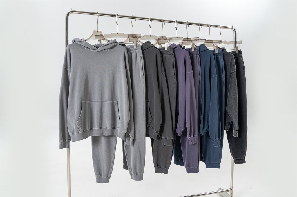 100% Cotton Unisex High Quality Drop Shoulder Washed Heavy Weight Pullover Vintage Embroidered Sublimation Hoodies & Sweatshirts