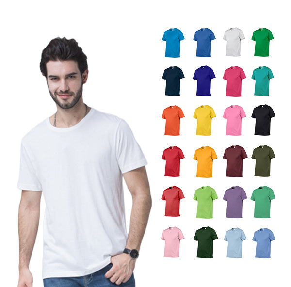 Men's T-shirts 100% Cotton Blank Straight-cut Seamless Streetwear Multicolored Custom High Quality Pure Color Fashion Tshirt