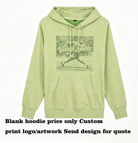 Customized Plain Pullover Hoodie Plain Tshirts for Printing Available in Bulk Wholesale 600garms Heavyweight Vintage Style
