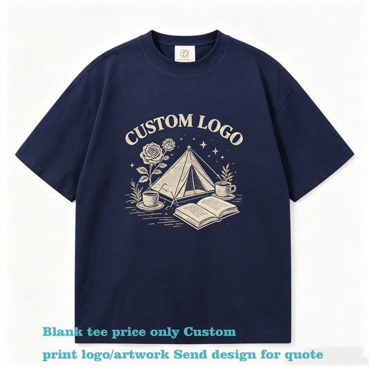 Custom logo From a Trendy Brand Quick Drying Men's Short Sleeved Breathable and Refreshing TShirt Plain Oversized Tshirt